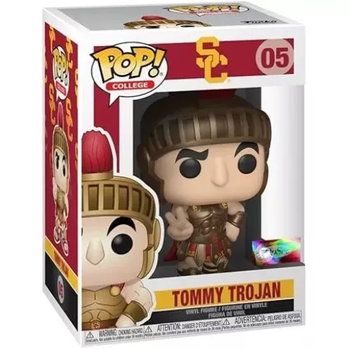 Funko Pop! Tommy Trojan #05 SC College Vinyl Figure Box