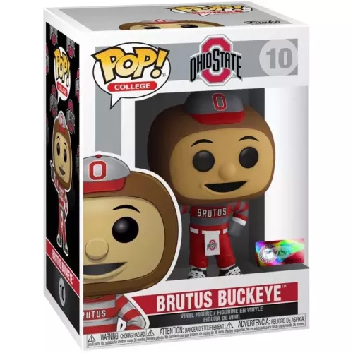 Funko Pop! Brutus Buckeye #10 Ohio State College Vinyl Figure Box