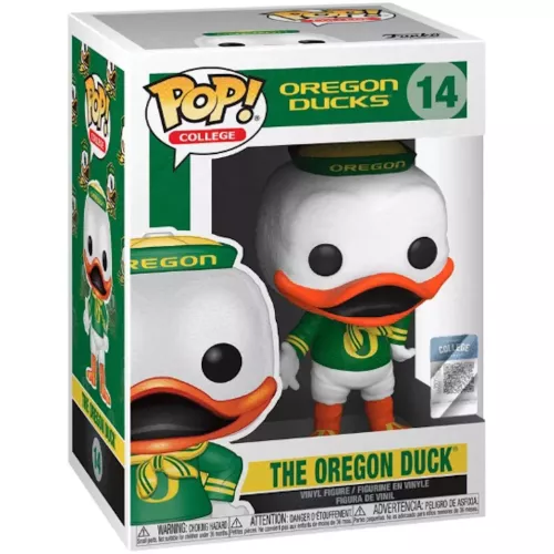 Funko Pop! The Oregon Duck #14 Oregon Ducks College Box