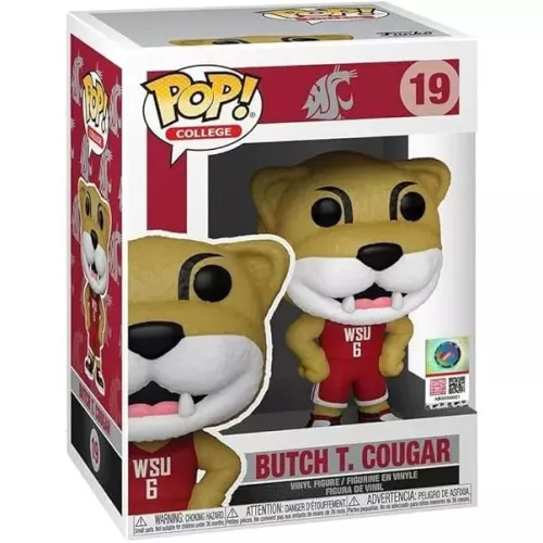 Funko Pop! Butch T. Cougar #19 College Vinyl Figure Box