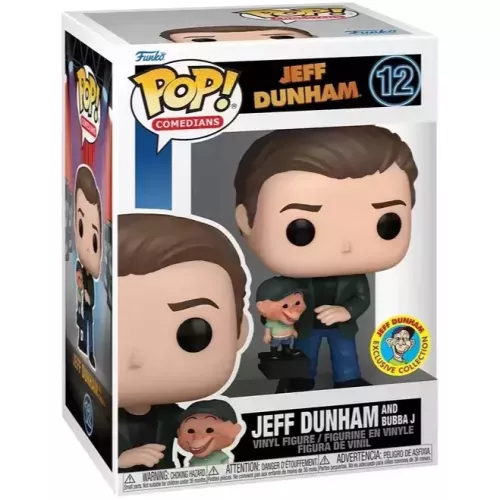 Funko Pop! Jeff Dunham and Bubba J #12 Comedians Vinyl Figure Box