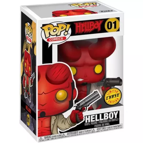Funko Pop! Hellboy #01 Full Horns Chase Comics Vinyl Figure Box