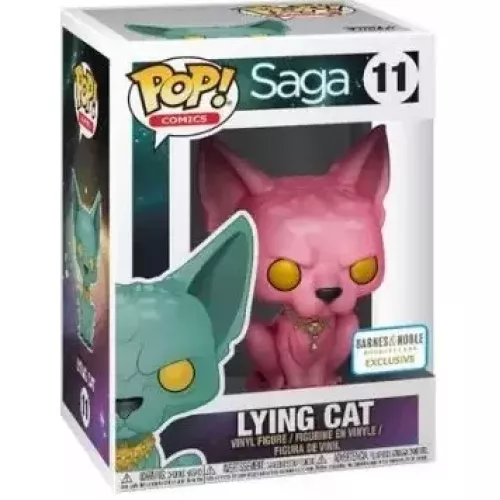 Funko Pop! Lying Cat #11 Pink Saga Comics Vinyl Figure Box