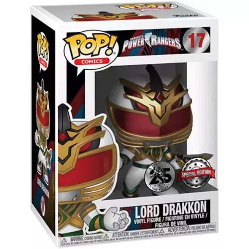 Funko Pop! Lord Drakkon #17 Saban's Power Rangers 25 Years You've got the Power Box