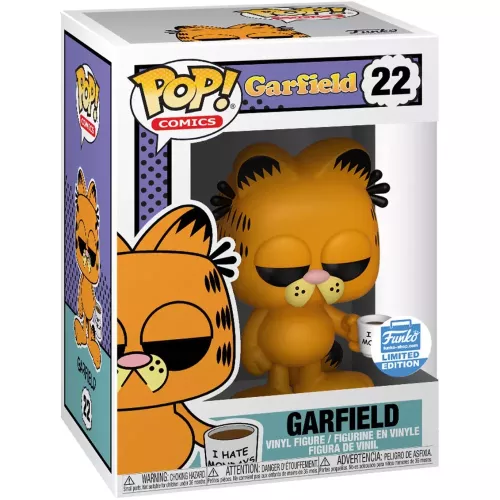 Funko Pop! Garfield #22 with Mug Comics Vinyl Figure Box