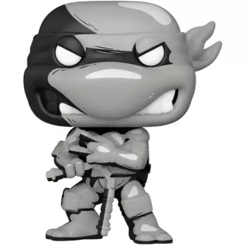 Funko Pop! Michelangelo #34 Chase Black and White Nickelodeon Eastman and Laird's Teenage Mutant Ninja Turtles