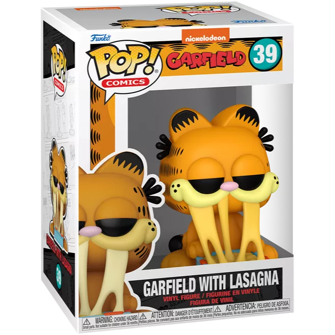 Garfield with Lasagna Box