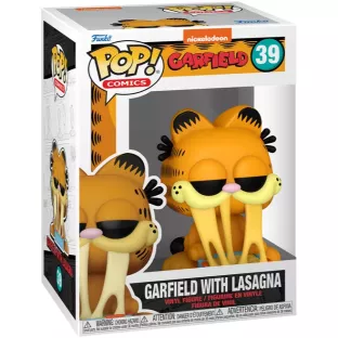 Garfield with Lasagna
