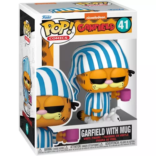Funko Pop! Garfield with Mug #41 Nickelodeon Garfield Box