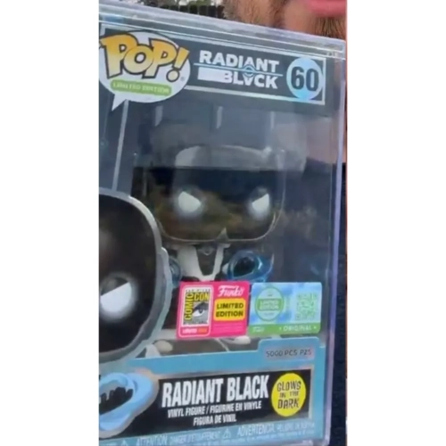 Funko Pop! Radiant Black #60 Glows in the Dark Comics Box
