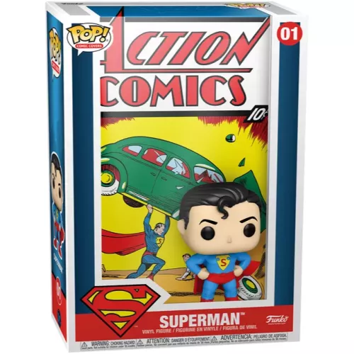 Funko Pop! Superman #01 Comic Covers DC Vinyl Figure Box