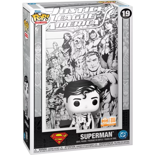 Funko Pop! Superman #19 Justice League of America Sketched Deco Box