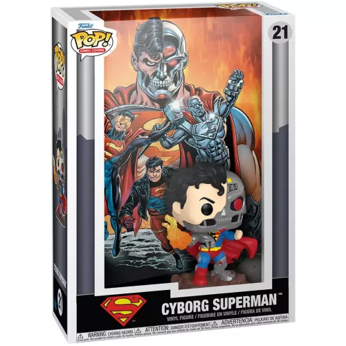 Funko Pop! Cyborg Superman #21 Reign of the Supermen Box