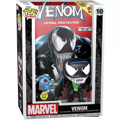Funko Pop! Venom #10 Glows in the Dark Marvel Comic Covers Marvel Box