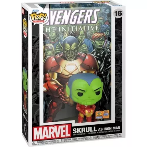 Funko Pop! Skrull as Iron Man #16 Marvel Comic Covers Marvel Box