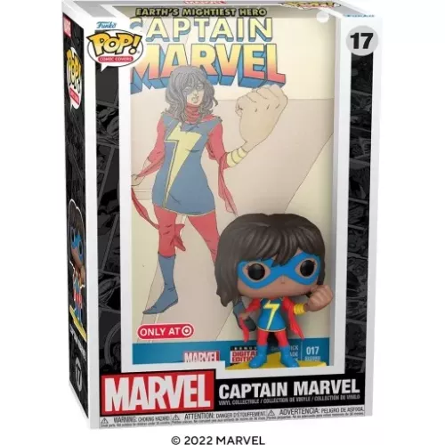 Funko Pop! Captain Marvel #17 Comic Covers Marvel Vinyl Figure Box