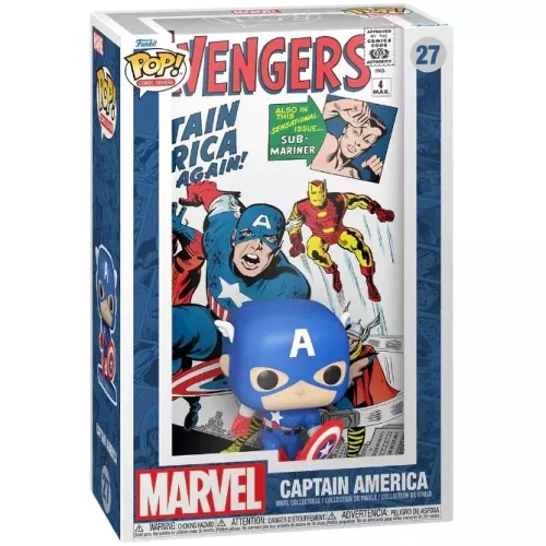 Funko Pop! Captain America #27 Marvel Comic Covers Marvel Box