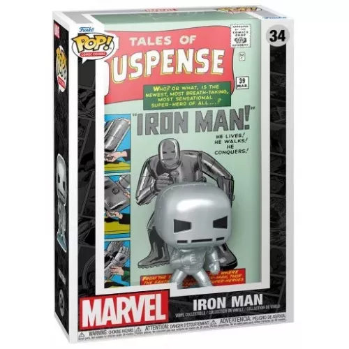 Funko Pop! Iron Man #34 Marvel Comic Covers Marvel Box