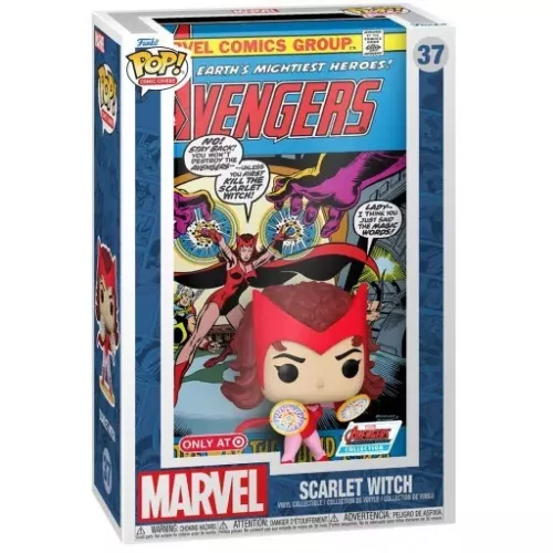 Funko Pop! Scarlet Witch #37 Marvel Comic Covers Marvel Box