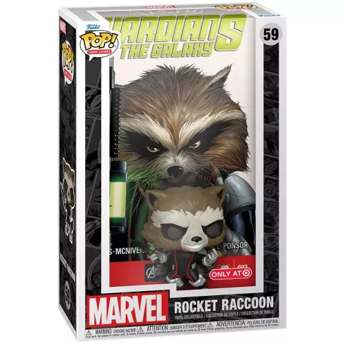 Funko Pop! Rocket Raccoon #59 Marvel Comic Covers Marvel Box