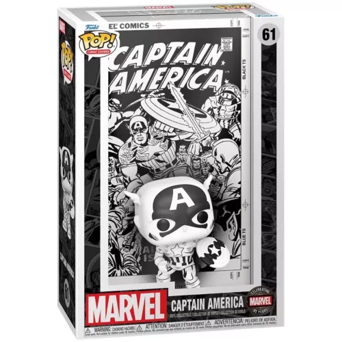 Funko Pop! Captain America #61 Marvel Comic Covers Marvel Box