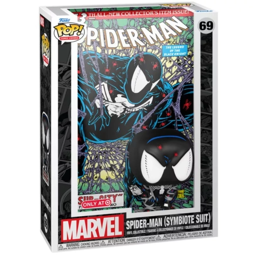 Funko Pop! Spider-Man (Symbiote Suit) #69 Marvel Comic Covers Marvel Box