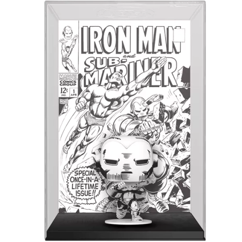 Funko Pop! Iron Man #76 Black and White Marvel Comic Covers Marvel
