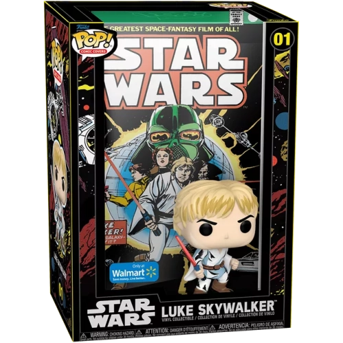 Funko Pop! Luke Skywalker #01 Star Wars Comic Covers Star Wars Box