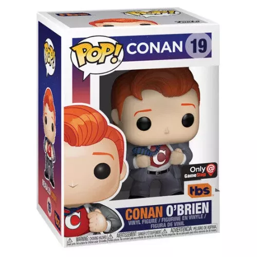 Funko Pop! Conan O'Brien #19 Super Revea Conan without Borders Box