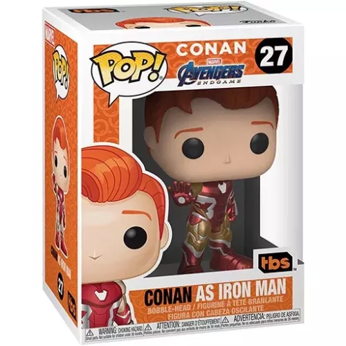 Funko Pop! Conan as Iron Man #27 Conan Marvel Avengers Endgame Box