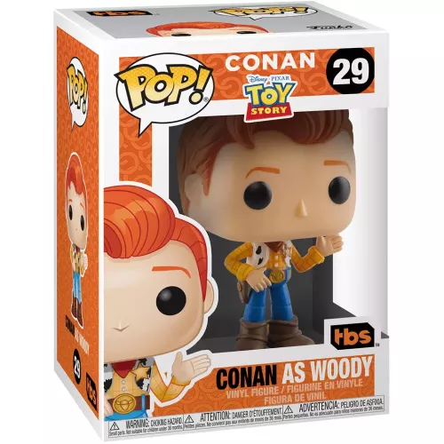 Funko Pop! Conan as Woody #29 Conan Disney Pixar Toy Story Box
