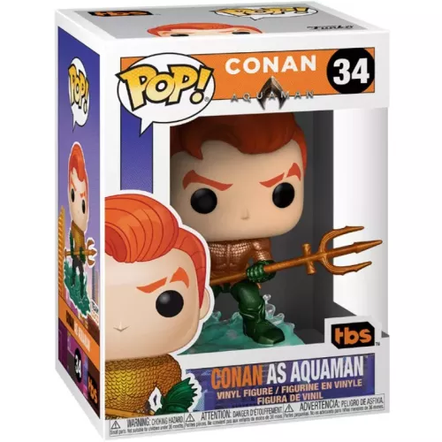 Funko Pop! Conan as Aquaman #34 Conan Aquaman Vinyl Figure Box