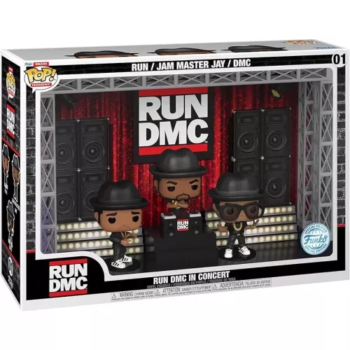 Funko Pop! Run DMC in Concert #01 Run / Jam Master Jay / DMC Box