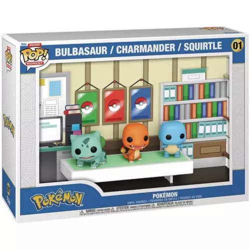 Funko Pop! Pokémon #01 Bulbasaur / Charmander / Squirtle Box