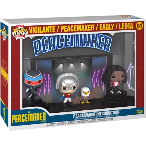 Funko Pop! Peacemaker Introduction #01 Vigilante / Peacemaker / Eagly / Leota Box
