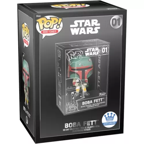 Funko Pop! Boba Fett #01 Die-cast Star Wars Vinyl Figure Box