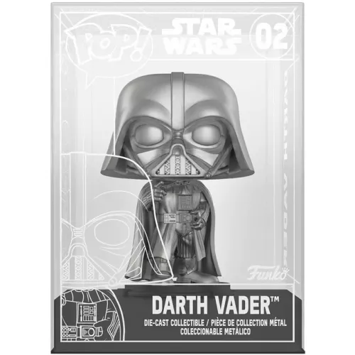 Funko Pop! Darth Vader #02 Die-cast Chase Silver Star Wars