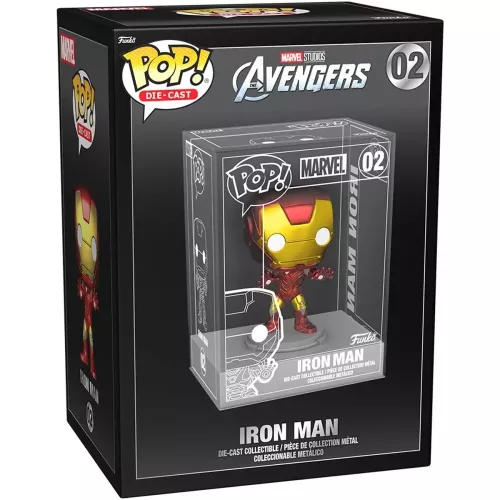 Funko Pop! Iron Man #02 Die-cast Marvel Studios Avengers Box