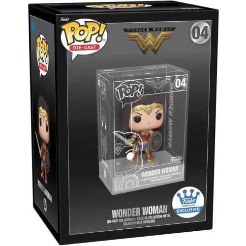 Funko Pop! Wonder Woman #04 Die-cast Vinyl Figure Box