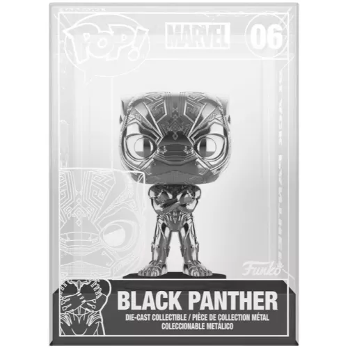 Funko Pop! Black Panther #06 Die-cast Chase Silver