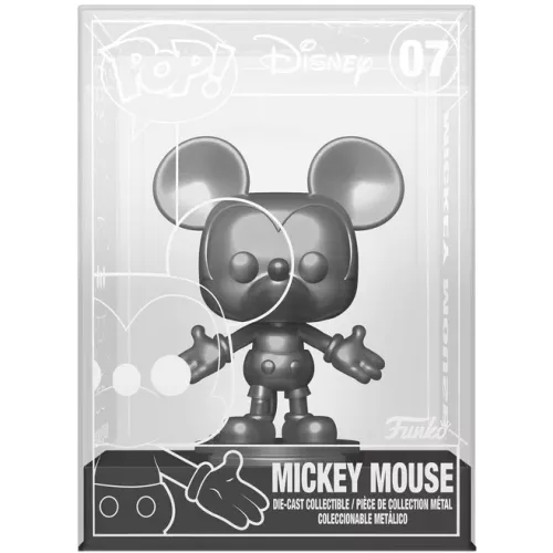Funko Pop! Mickey Mouse #07 Die-cast Chase Silver Disney