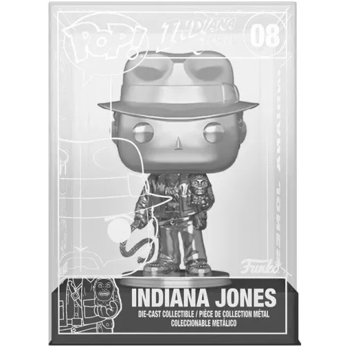 Funko Pop! Indiana Jones #08 Die-cast Chase Silver