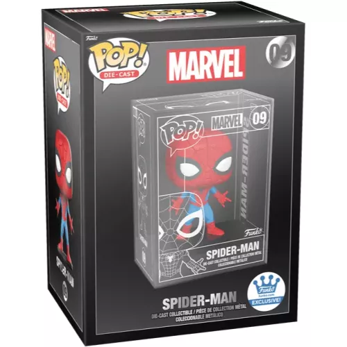 Funko Pop! Spider-Man #09 Die-cast Marvel Vinyl Figure Box
