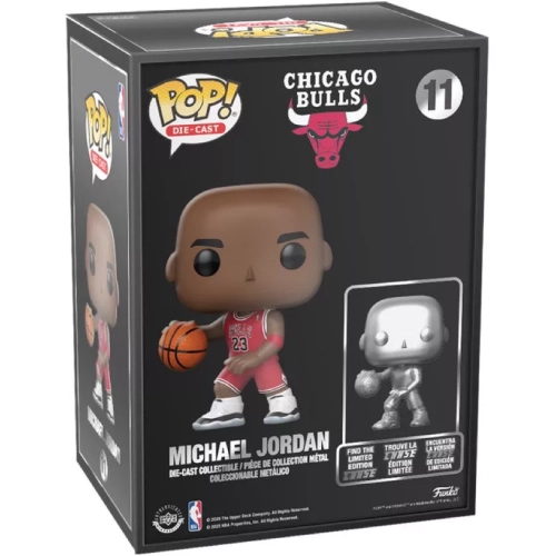 Funko Pop! Michael Jordan #11 Die-cast Chase Silver Box