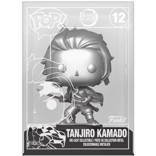 Funko Pop! Tanjiro Kamado #12 Die-cast Chase Silver