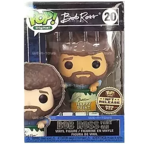 Funko Pop! Bob Ross Paint Can #20 Digital Vinyl Figure Box