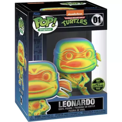 Funko Pop! Leonardo #01 Nickelodeon Teenage Mutant Ninja Turtles Box