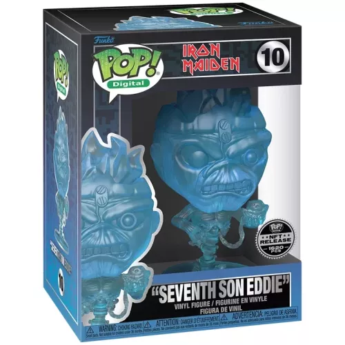 Funko Pop! "Seventh Son Eddie" #10 Iron Maiden Digital Box