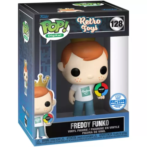 Funko Pop! Freddy Funko #128 Digital Retro Toys Vinyl Figure Box