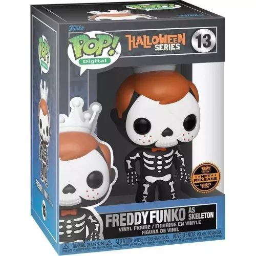 Funko Pop! Freddy Funko as Skeleton #13 Halloween Series Box